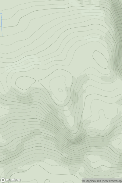 Thumbnail image for Creag a' Bhealaich [Loch Ericht to Glen Tromie & Glen Garry] showing contour plot for surrounding peak